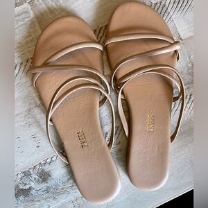 Brand new, never worn Tkees Sloane Brazilian leather sandal size 8